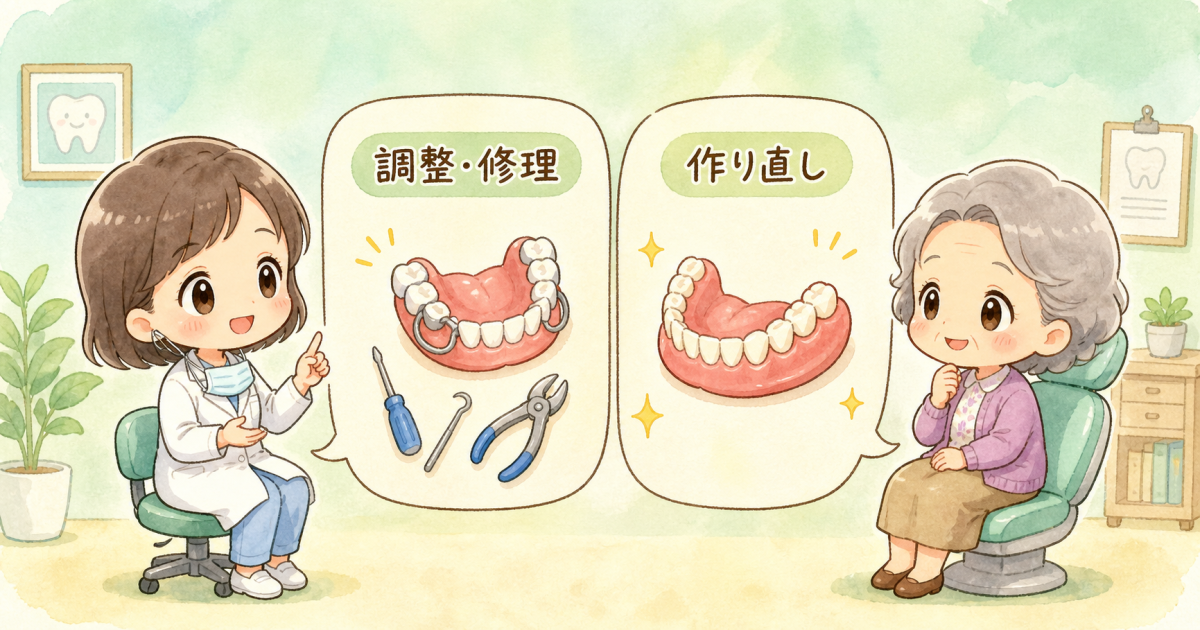 食事中に入れ歯が外れる主な4つの原因
