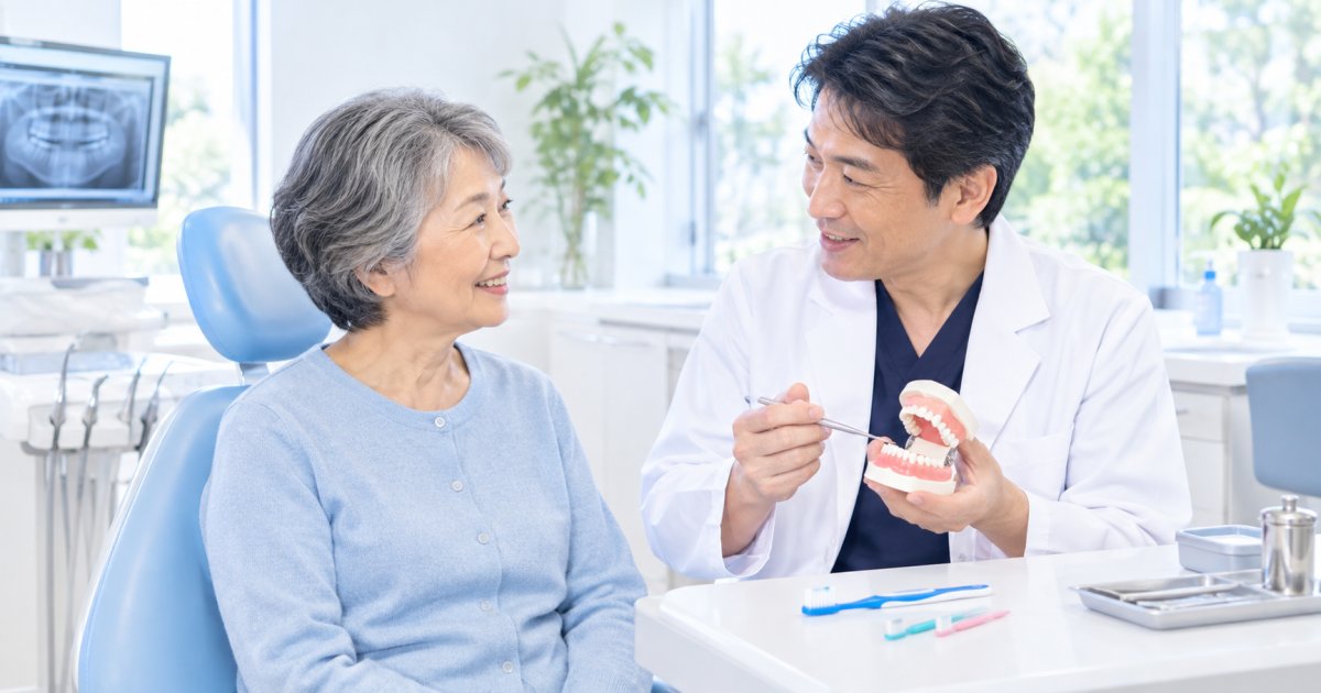 60代の歯の残存数と健康寿命の関係は？将来も噛める歯を保つ秘訣を歯科医師が解説